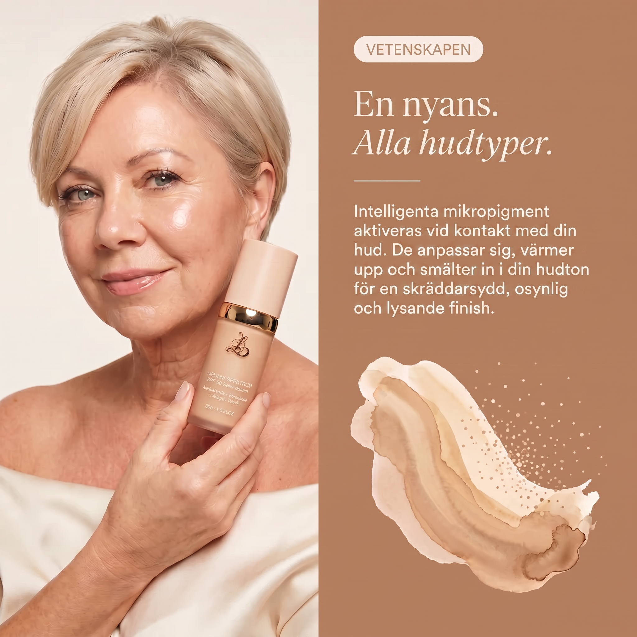 Färganpassande foundation